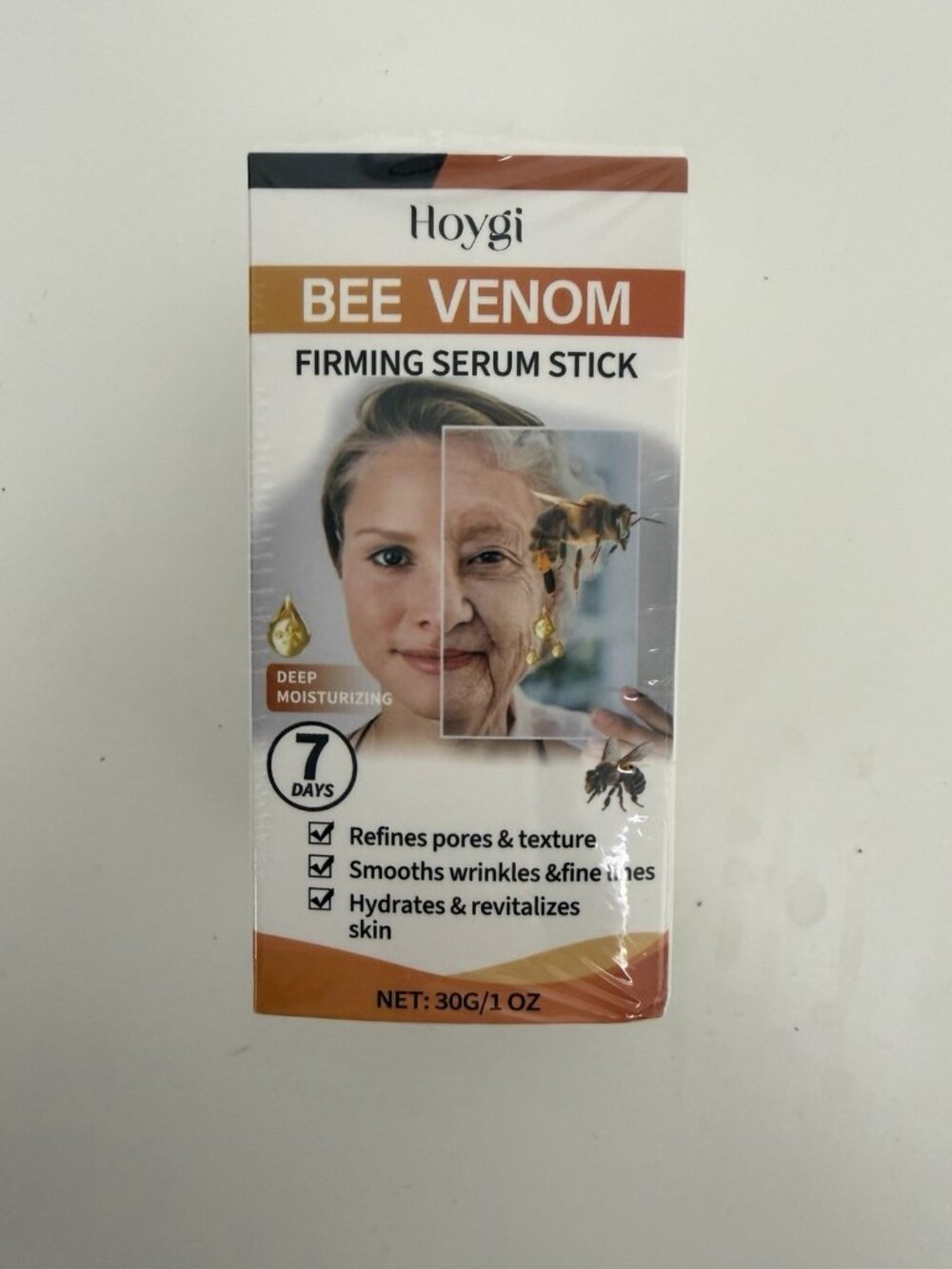 Hoygi Bee Venom Firming Serum Stick, Bee Venom Wrinkle Removal Stick 30g